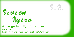 vivien nyiro business card